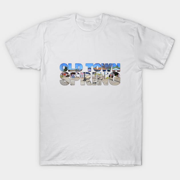 SPRING - Old Town Houston TX USA Gift Shops T-Shirt by TouristMerch